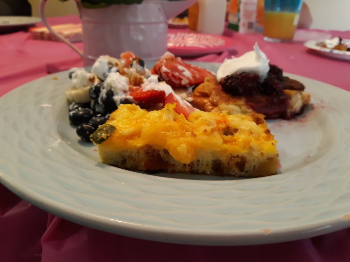 Chorizo potato caserole